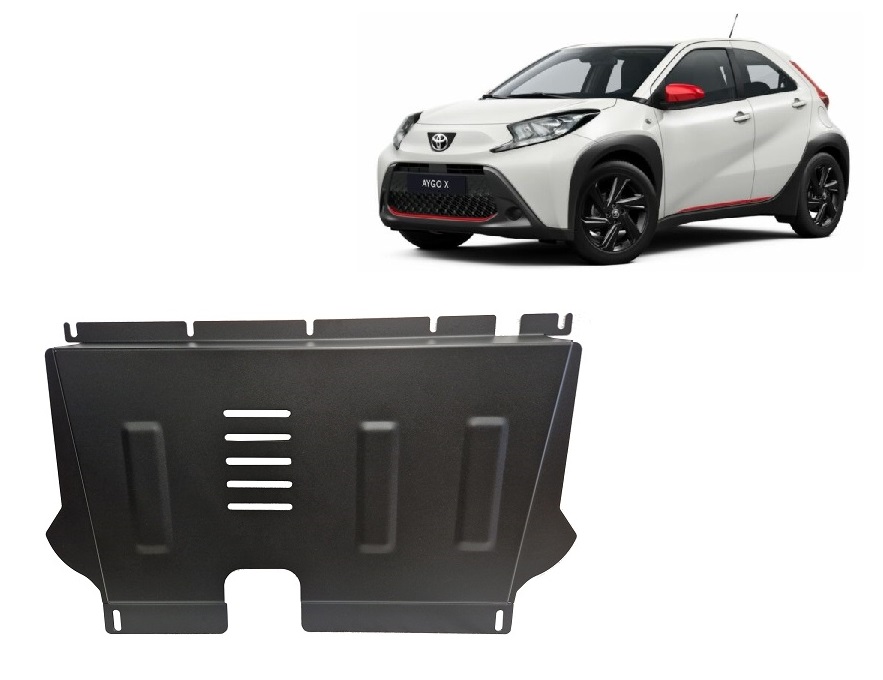 Luxshield auto dorpel bescherming voor Toyota Aygo 2 (II) I 2014-2022 lakbeschermingsfolie instaplijsten beschermfolie autodeur accessoires sierlijsten carbon zwart