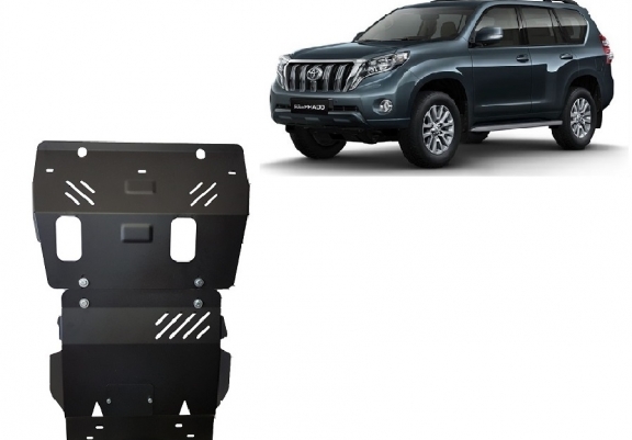 Motor en Radiator Beschermplaat voor Toyota Land Cruiser 150