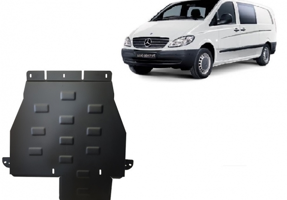 Versnellingsbak Beschermplaat voor Mercedes Vito W639 - 4x4 - automatische versnellingsbak