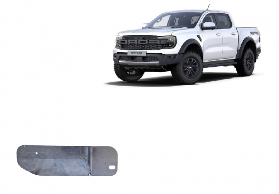 Brandstoffilter Beschermplaat voor Ford Ranger Raptor - Aluminium