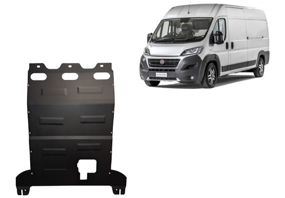Motor, Versnellingsbak en Radiator Beschermplaat voor Fiat Ducato