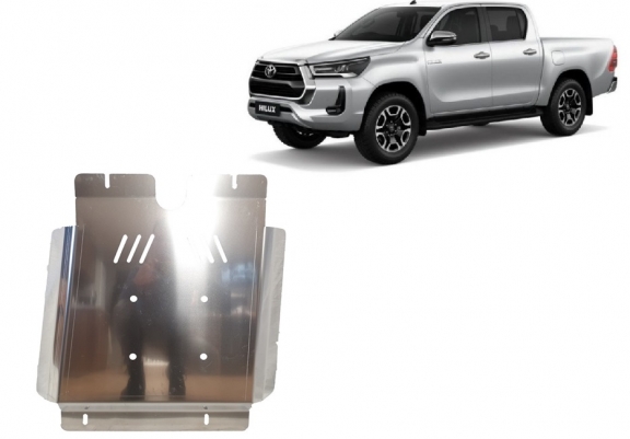 Versnellingsbak aluminium  Beschermplaat voor Toyota Hilux Invincible