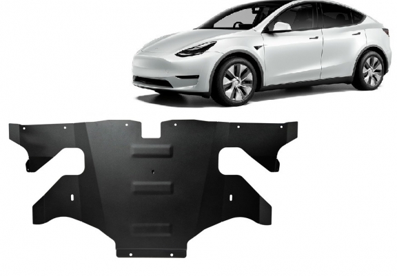 Achterste motorbescherming voor Tesla Model Y AWD