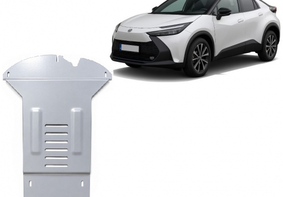 Aluminium katalysatorbeschermer / kat-slot voor Toyota C-HR