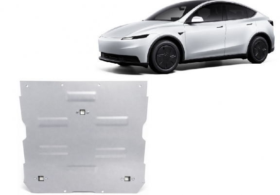Voorste aluminium beschermplaat voor de elektrische motor van de Tesla model Y