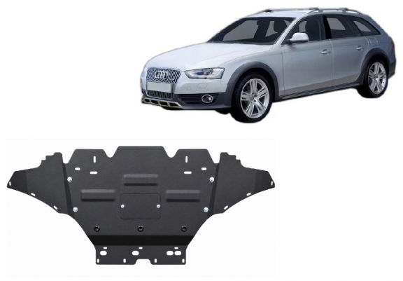 Motor en Radiator Beschermplaat voor Audi A4 B8 All Road, diesel