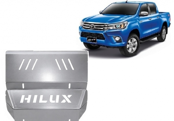 Radiator aluminium  Beschermplaat voor Toyota Hilux Revo