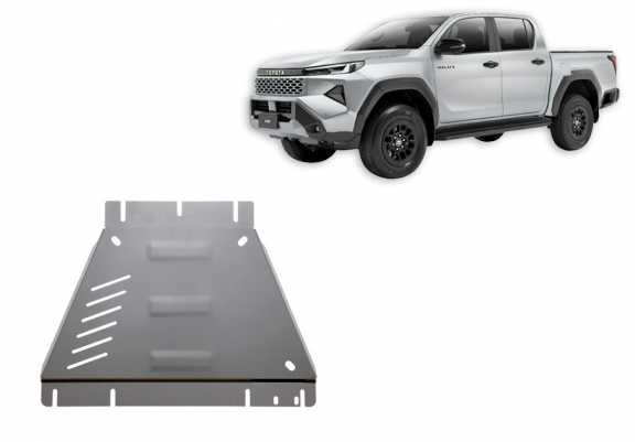 Versnellingsbak aluminium  Beschermplaat voor Toyota Hilux