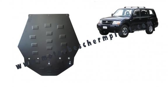 Versnellingsbak Beschermplaat voor Mitsubishi Pajero 3 (V60, V70) Vers 2.0