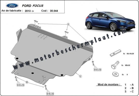 Motor en Versnellingsbak Beschermplaat voor Ford Focus 3