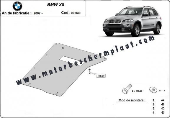 Versnellingsbak Beschermplaat voor BMW X5