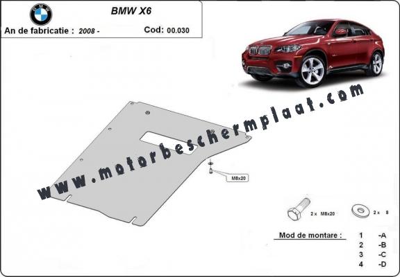 Versnellingsbak Beschermplaat voor BMW X6