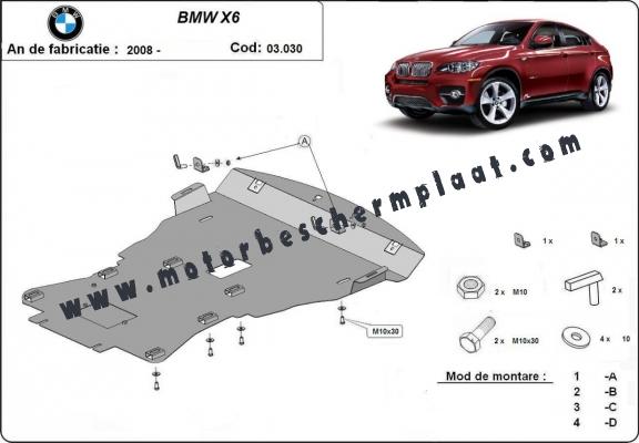 Motor Beschermplaat voor BMW X6