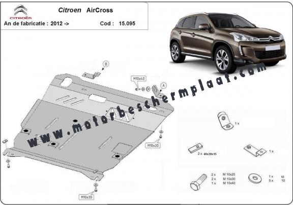 Motor, Versnellingsbak en Radiator Beschermplaat voor Citroen Aircross