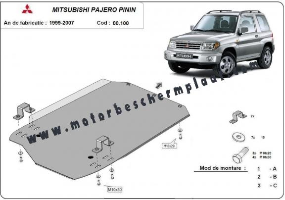 Versnellingsbak Beschermplaat voor Mitsubishi Pajero Pinin