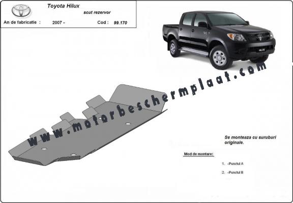 Brandstoftank Beschermplaat voor Toyota Hilux