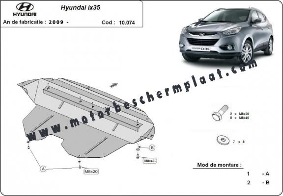 Motor en Versnellingsbak Beschermplaat voor Hyundai IX35