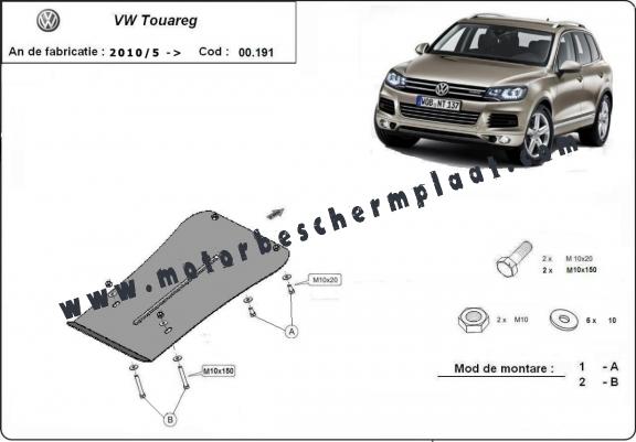Versnellingsbak Beschermplaat voor VW Touareg