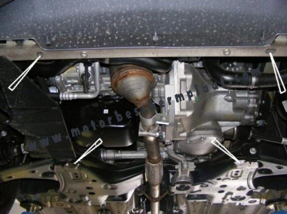 Motor, Versnellingsbak en Radiator Beschermplaat voor Opel Corsa D