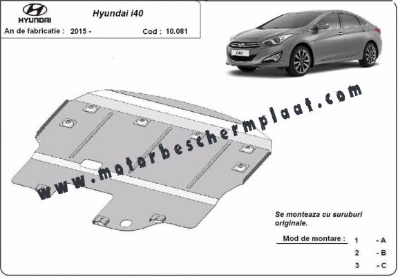 Motor en Versnellingsbak Beschermplaat voor Hyundai i40