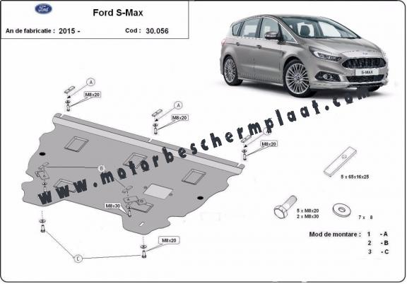 Motor, Versnellingsbak en Radiator Beschermplaat voor Ford S-Max