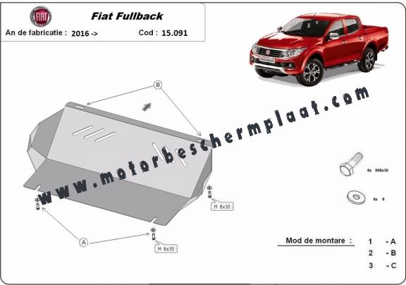 Radiator Beschermplaat voor Fiat Fullback