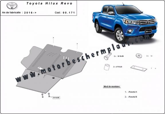 Versnellingsbak en Deeltjes Filter Beschermplaat voor Toyota Hilux Revo