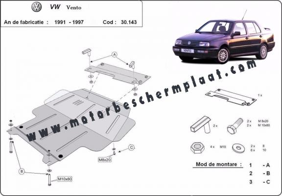 Motor en Versnellingsbak Beschermplaat voor Volkswagen Vento