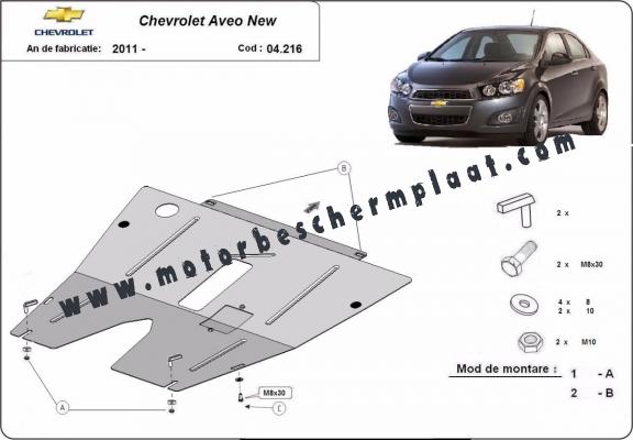Motor en Versnellingsbak Beschermplaat voor Chevrolet Aveo