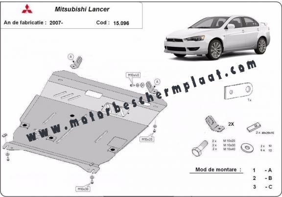 Motor en Versnellingsbak Beschermplaat voor Mitsubishi Lancer