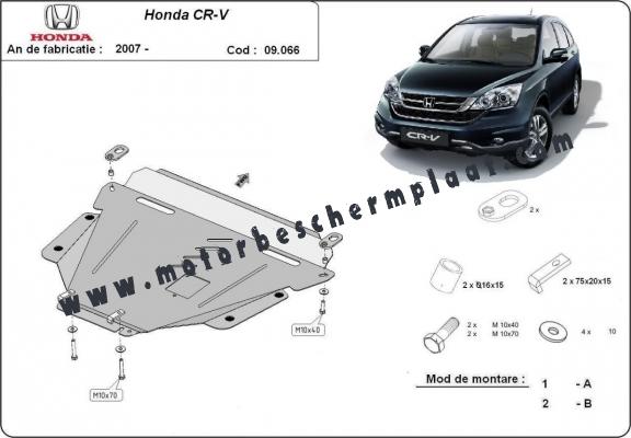 Motor, Versnellingsbak en Radiator Beschermplaat voor Honda CR-V