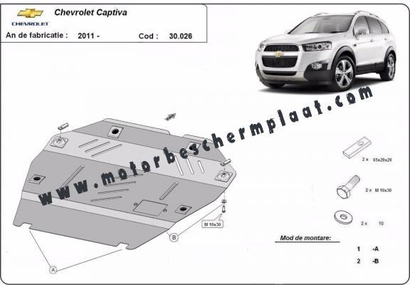 Motor en Versnellingsbak Beschermplaat voor Chevrolet Captiva