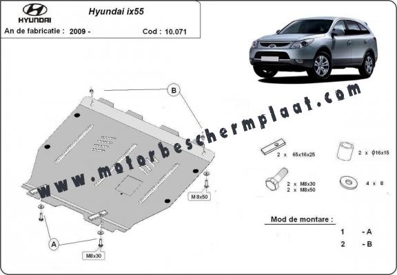 Motor en Versnellingsbak Beschermplaat voor Hyundai ix55