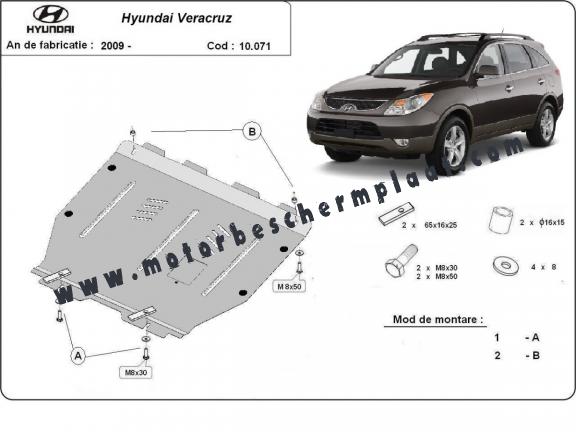 Motor en Versnellingsbak Beschermplaat voor Hyundai Veracruz