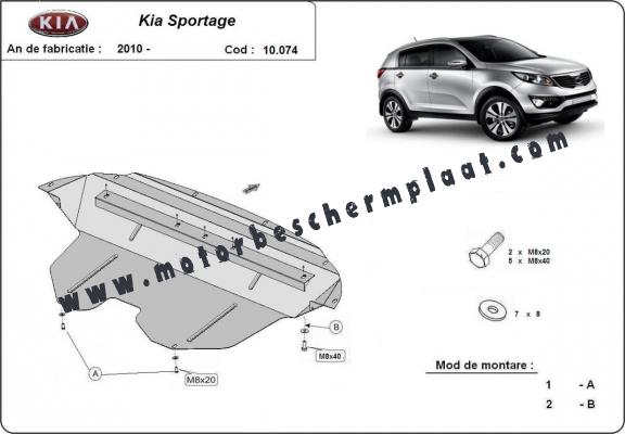 Motor Beschermplaat voor Kia Sportage