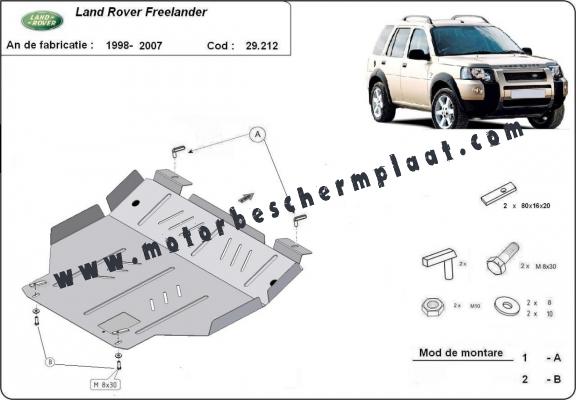 Motor en Versnellingsbak Beschermplaat voor Land Rover Freelander 1