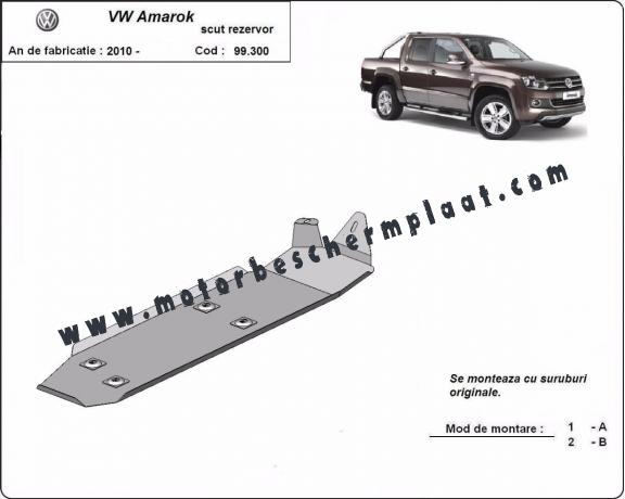 Brandstoftank Beschermplaat voor Volkswagen Amarok