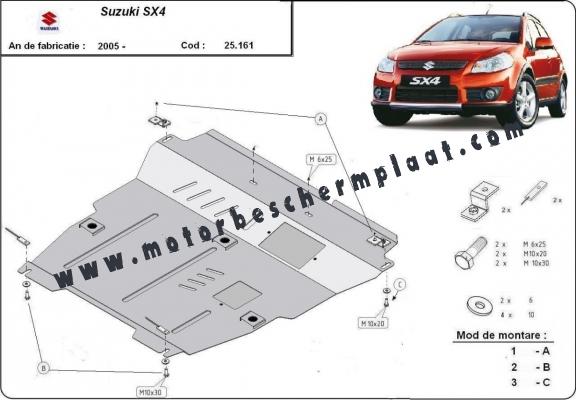 Motor en Versnellingsbak Beschermplaat voor Suzuki SX 4