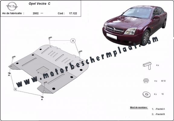 Motor, Versnellingsbak en Radiator Beschermplaat voor Opel Vectra C