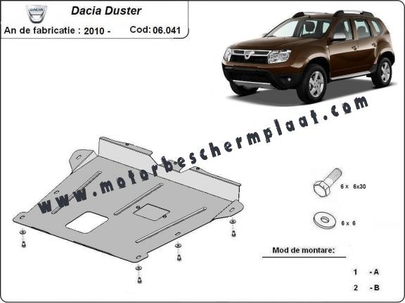 Motor en Versnellingsbak Beschermplaat voor Dacia Duster