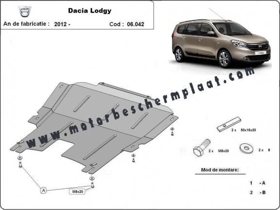 Motor en Versnellingsbak Beschermplaat voor Dacia Lodgy