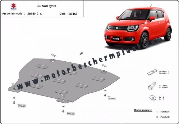 Motor, Versnellingsbak en Radiator Beschermplaat voor Suzuki Ignis