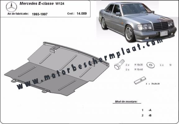 Motor en Radiator Beschermplaat voor Mercedes E-Classe W124