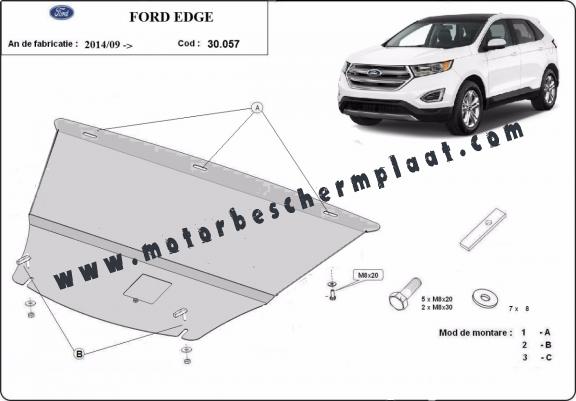 Motor, Versnellingsbak en Radiator Beschermplaat voor Ford Edge