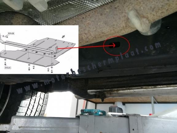 Versnellingsbak en Differentieel Beschermplaat voor Volkswagen Amarok