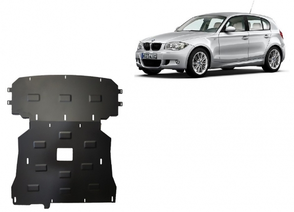 Motor, Versnellingsbak en Radiator Beschermplaat voor BMW Seria 1 E81/E87/E82