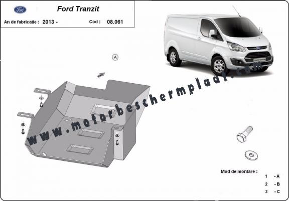 AdBlue tank Beschermplaat voor Ford Transit Custom