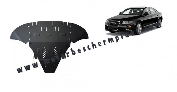 Motor, Versnellingsbak en Radiator Beschermplaat voor Audi A6 met zijflappen