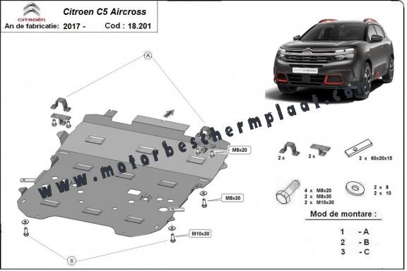 Motor en Versnellingsbak Beschermplaat voor Citroen C5 Aircross 