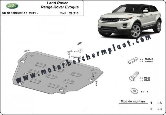 Motor en Versnellingsbak Beschermplaat voor Range Rover Evoque